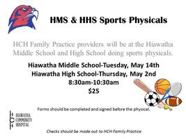 HMS&HHS Sports Physicals