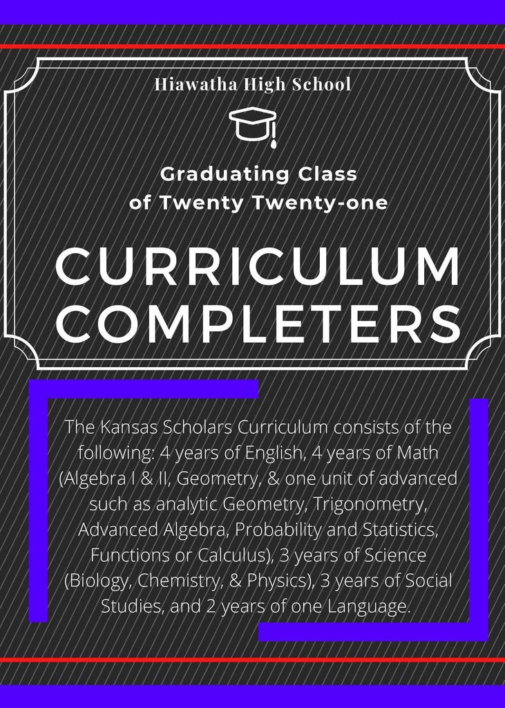 Curriculum Completers