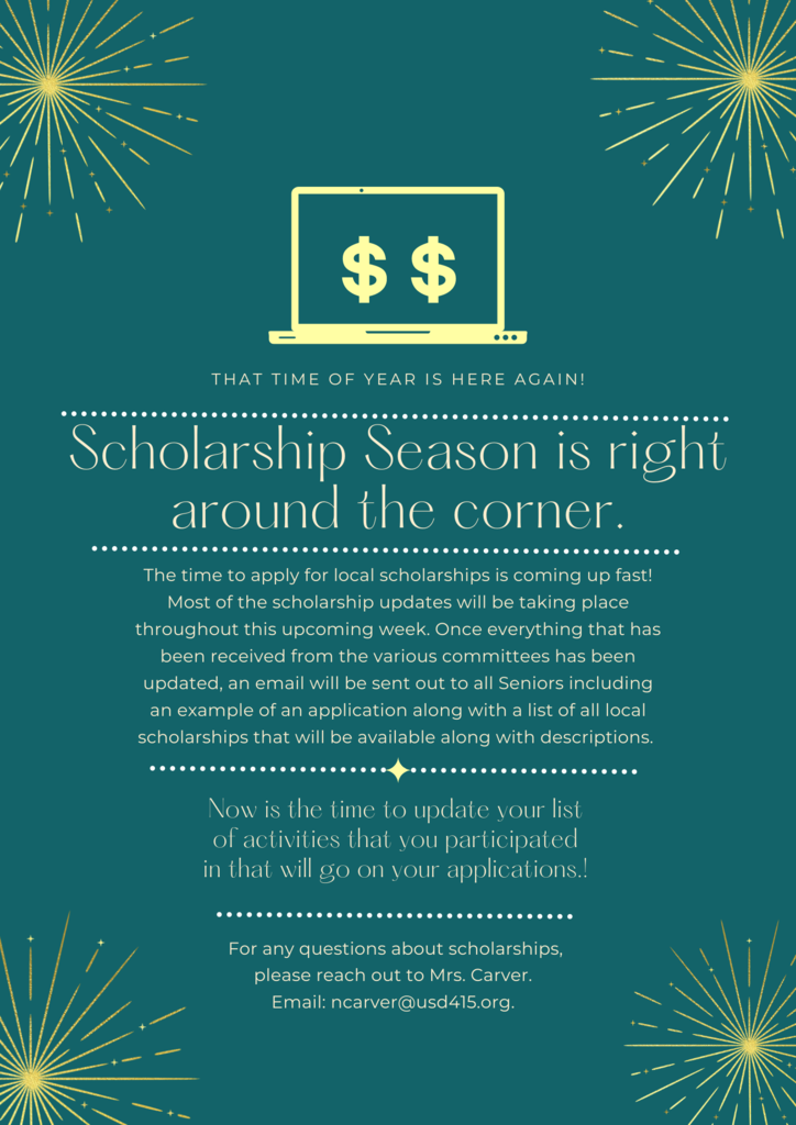 Scholarship Updates Coming