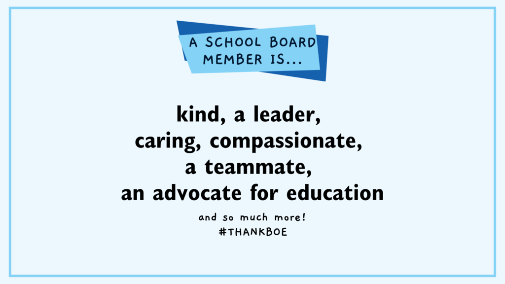 School Board Appreciation Month