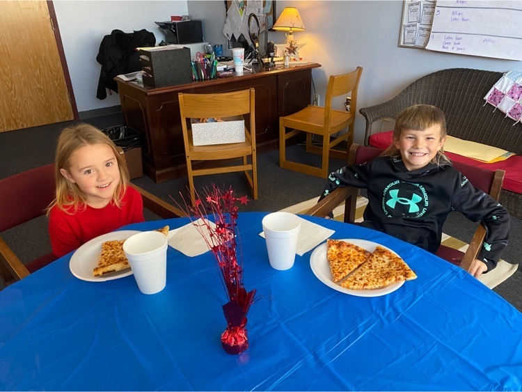HES students get recognized by staff when they show positive behavior traits. Each month Mrs. D draws names of those recognized for a pizza party! Here are our winners this month! #HESRedHawks